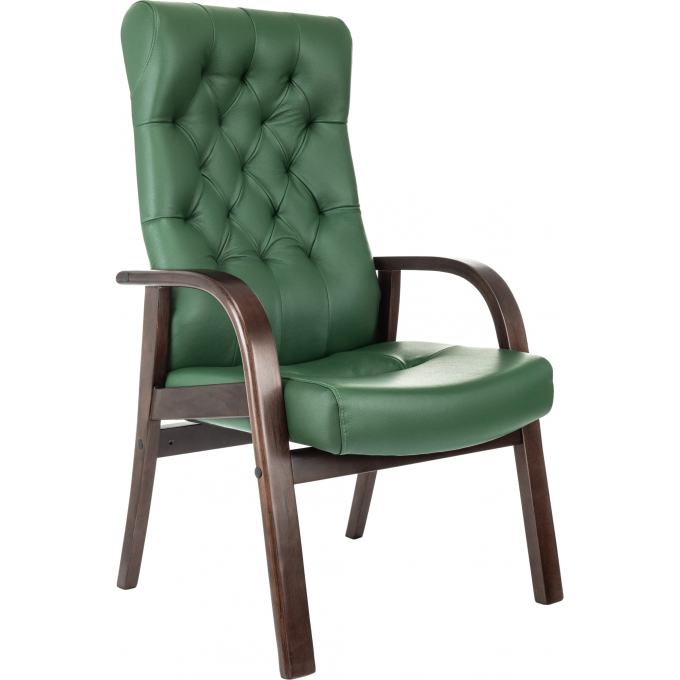 Кресло БЮРОКРАТ T-9928WALNUT-CF зеленый T-9928WALNUT-CF/GN
