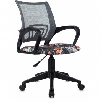 Кресло детское БЮРОКРАТ BUROKIDS 1 W серое, граффити Кресло детское БЮРОКРАТ BUROKIDS 1 W серое, граффити