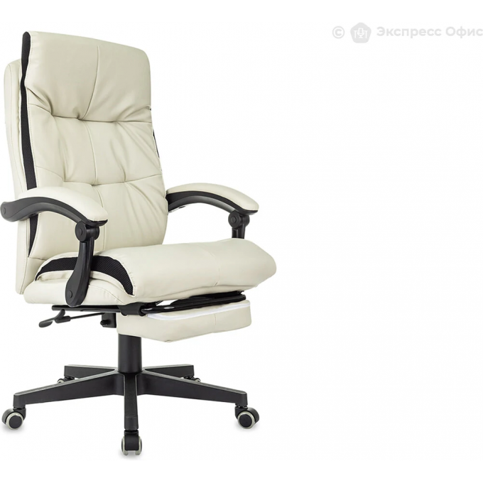 Кресло руководителя БЮРОКРАТ CH-824MSG-BF слоновая кость CH-824MSG-BF/IV-PU
