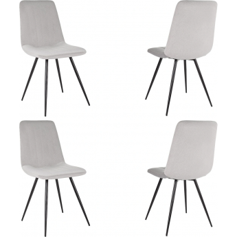 Стул для дома БЮРОКРАТ CH-K6_4 комплект 4шт светло-серый