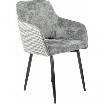 Стул для кухни БЮРОКРАТ KF-7 серый, гусиная лапка