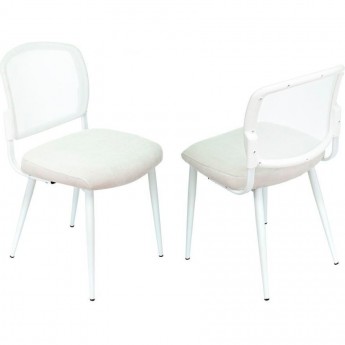 Стул для кухни БЮРОКРАТ KF-8W_2 белый, комплект 2шт